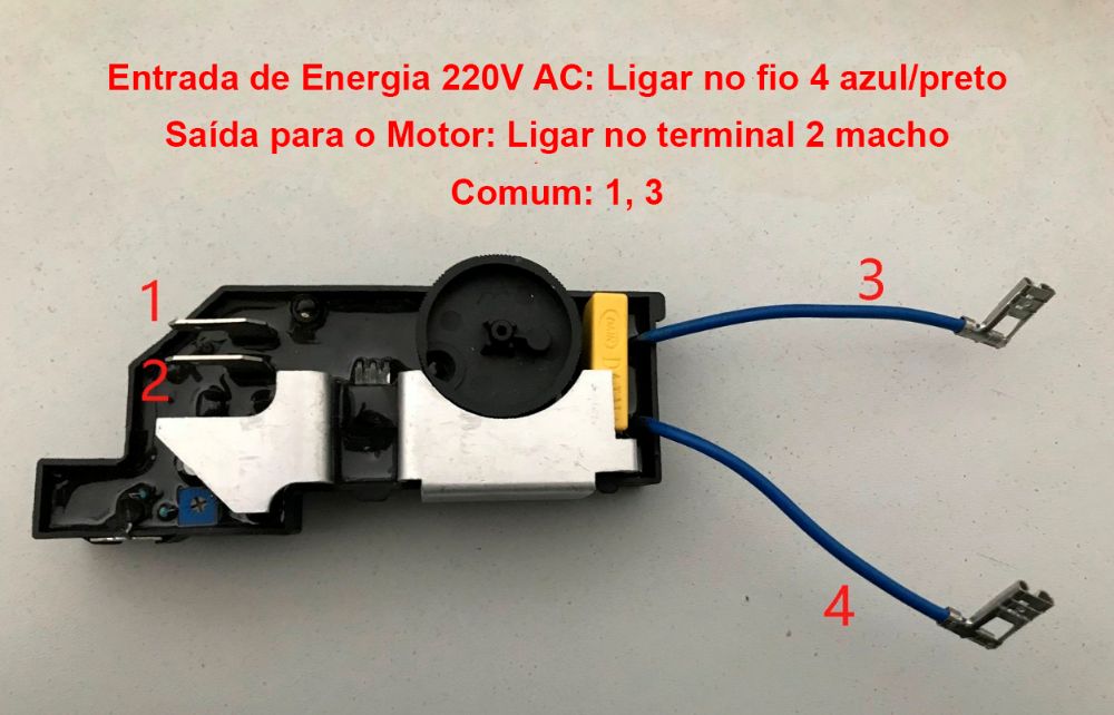 Controlador de Velocidade Variável para Bosch GSH11E, GBH11DE, etc.
