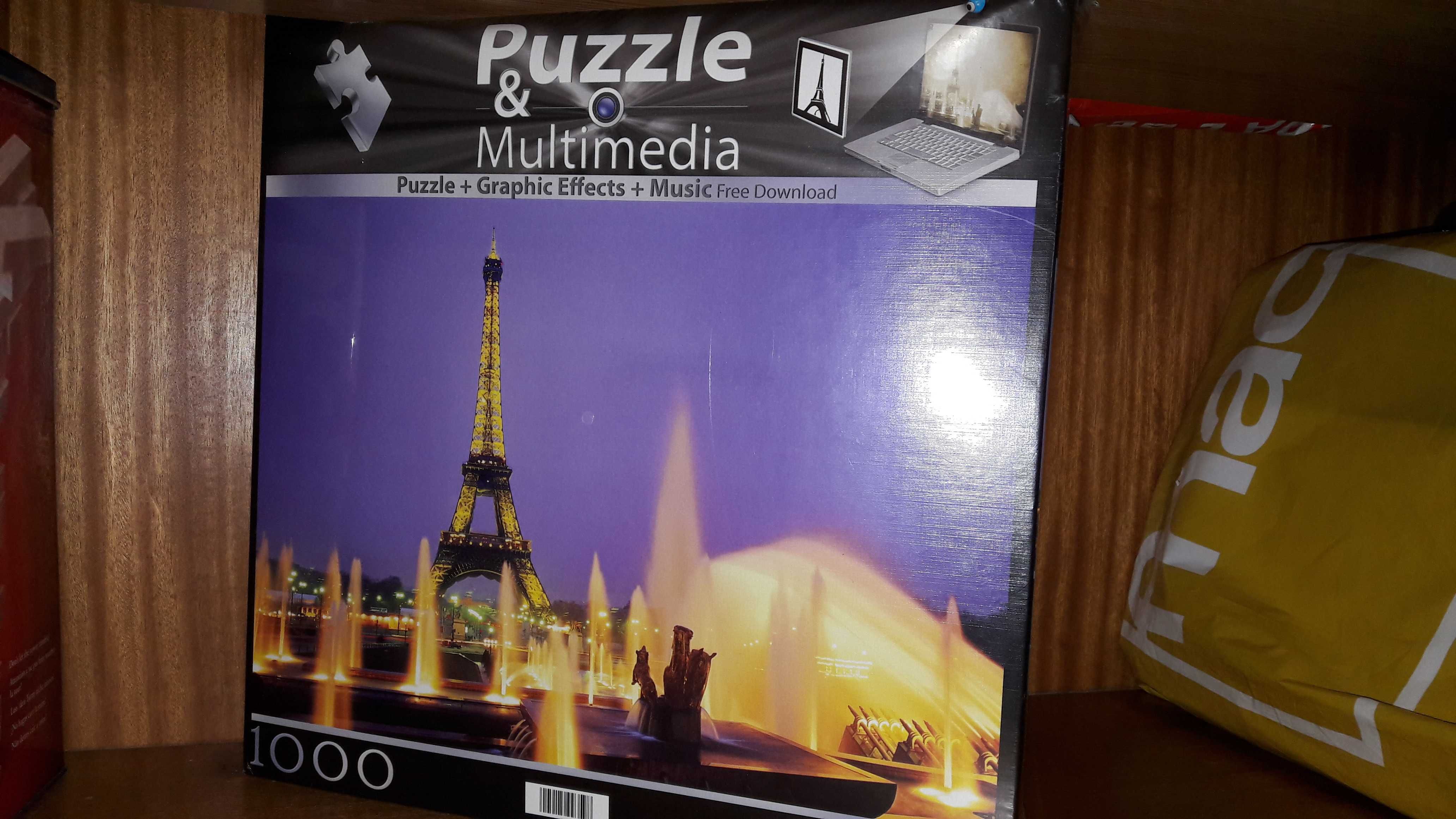 Puzzle 1000 peças interativo e por abrir