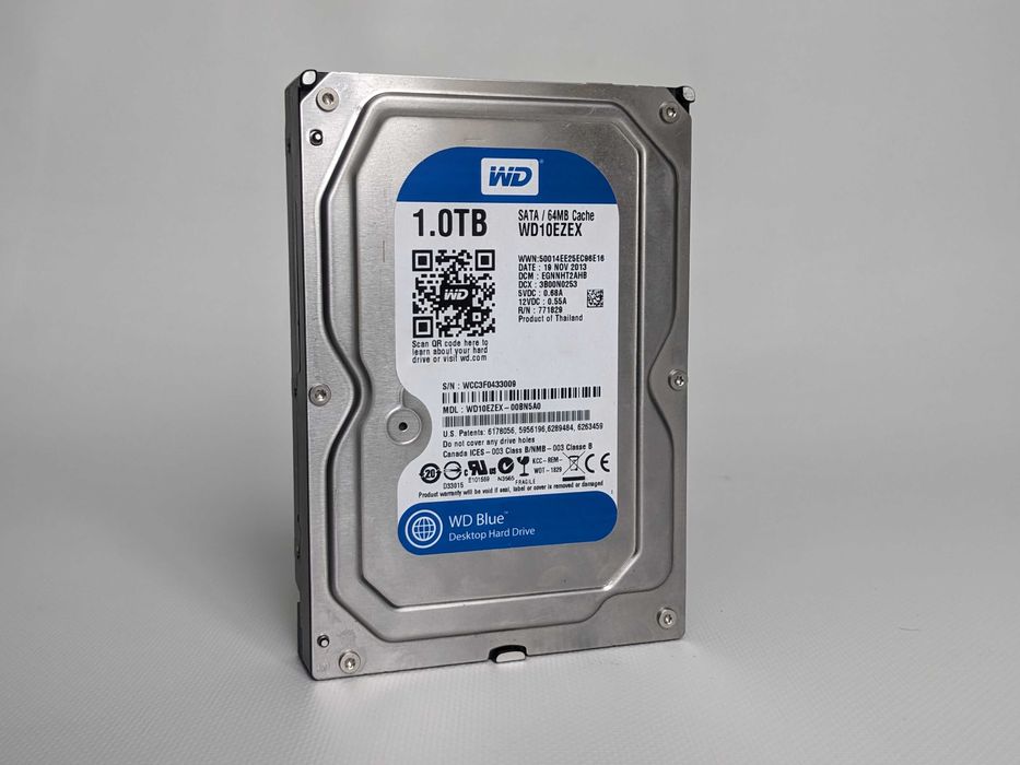 Жорсткий диск Western Digital Blue 1TB 7200rpm 64MB WD10EZEX