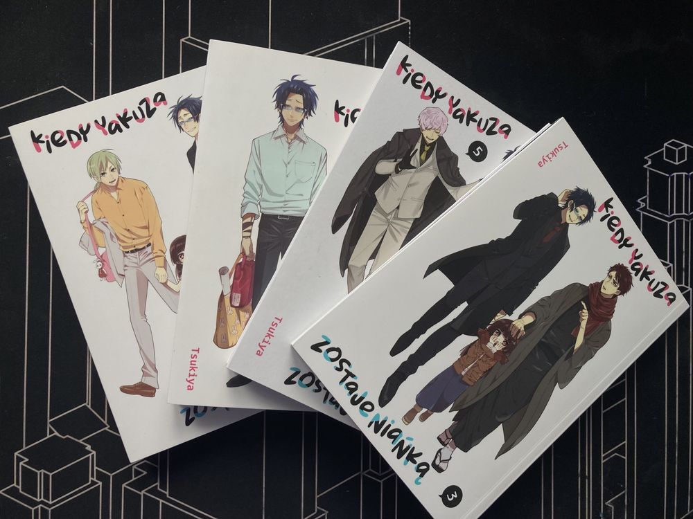 Manga kiedy yakuza zostaje nianką tomy 1-3 i 5