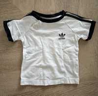 Koszulka tshirt bluzka Adidas 68cm biała oryginał