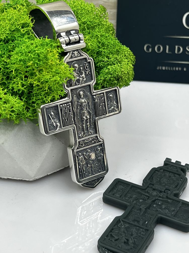 Срібний хрестик АКІМОВ 75грам