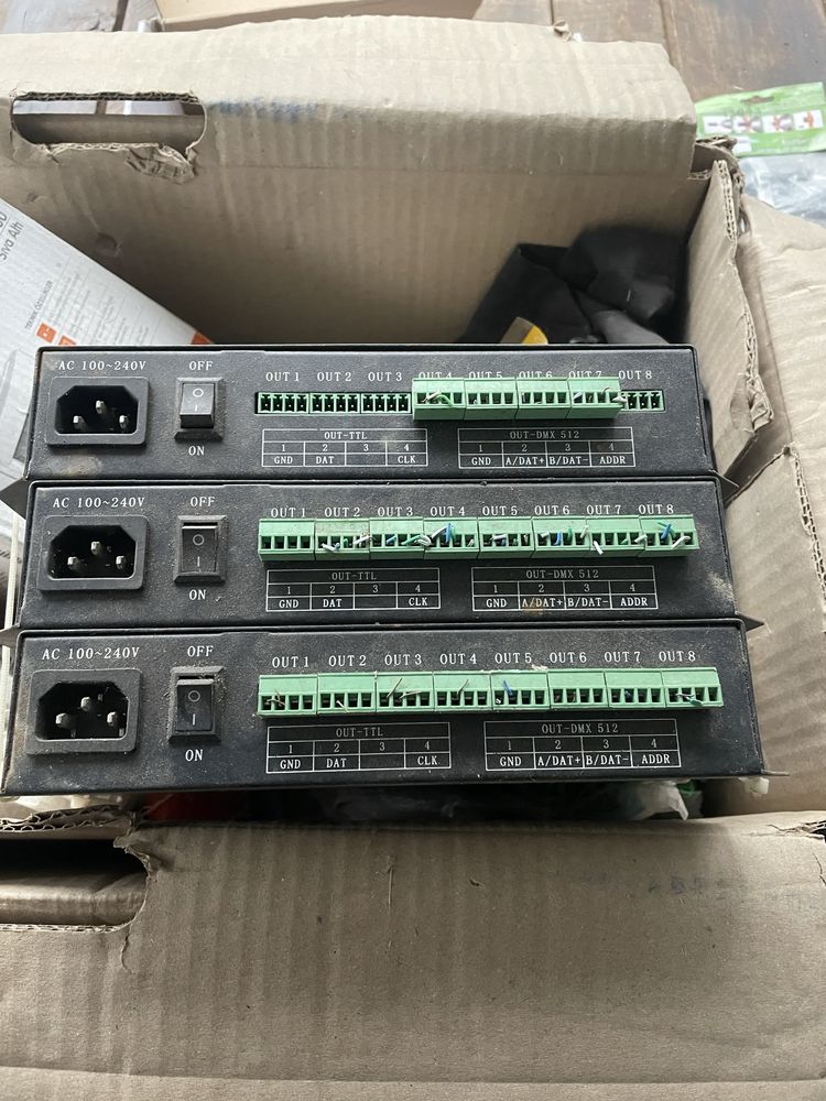 Продам LED контролери DMX512 / TTL (8 каналів)
