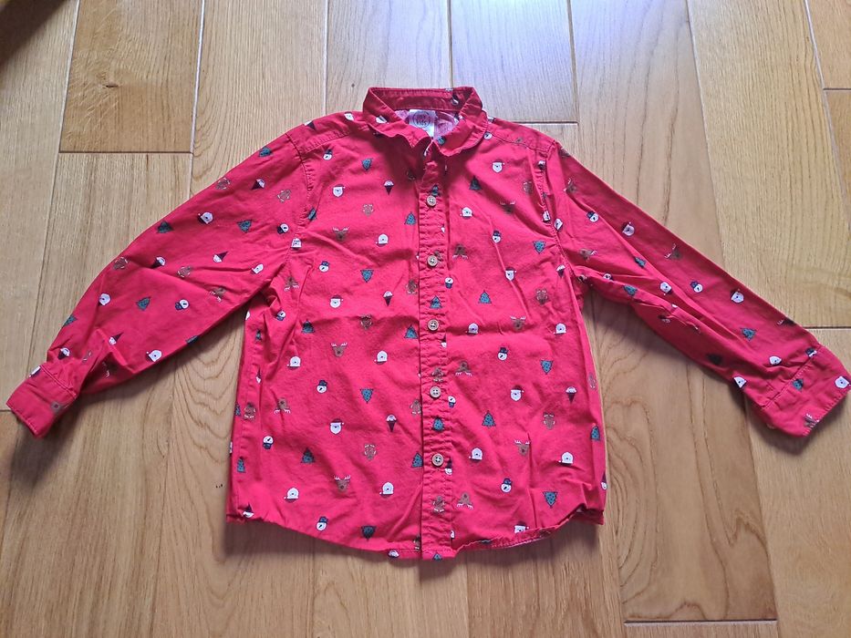 Koszula czerwona na święta 110
