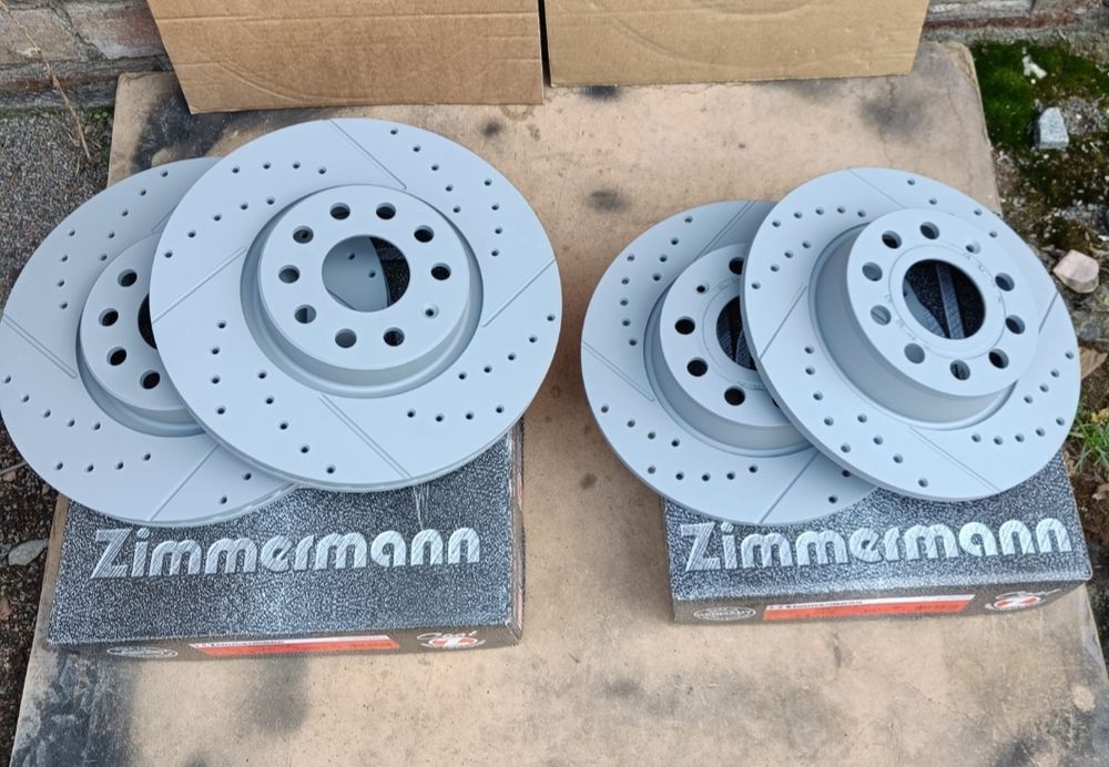 ZIMMERMANN VAG 2, 3 перед 312 / зад 272. Octavia A5, A7, GOLF 5, 7
