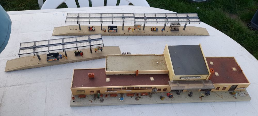 Makieta kolejka domki