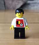 Lego City - Minifigurka - Piłkarz numer koszulki 3 - Składak
