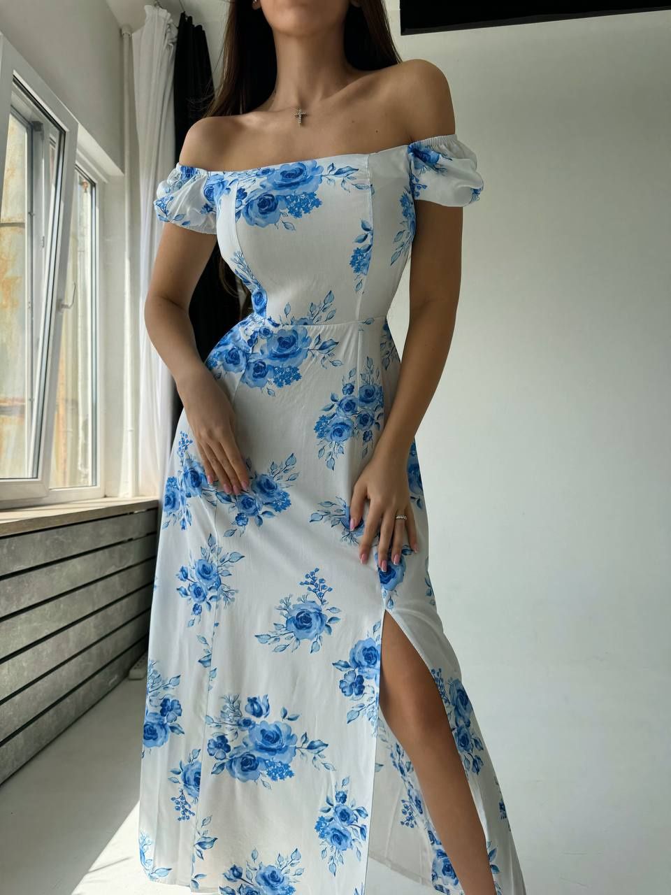 Літня сукня з квітковим принтом. Штапель. Розміри: 42-44, 46-48, 50-52