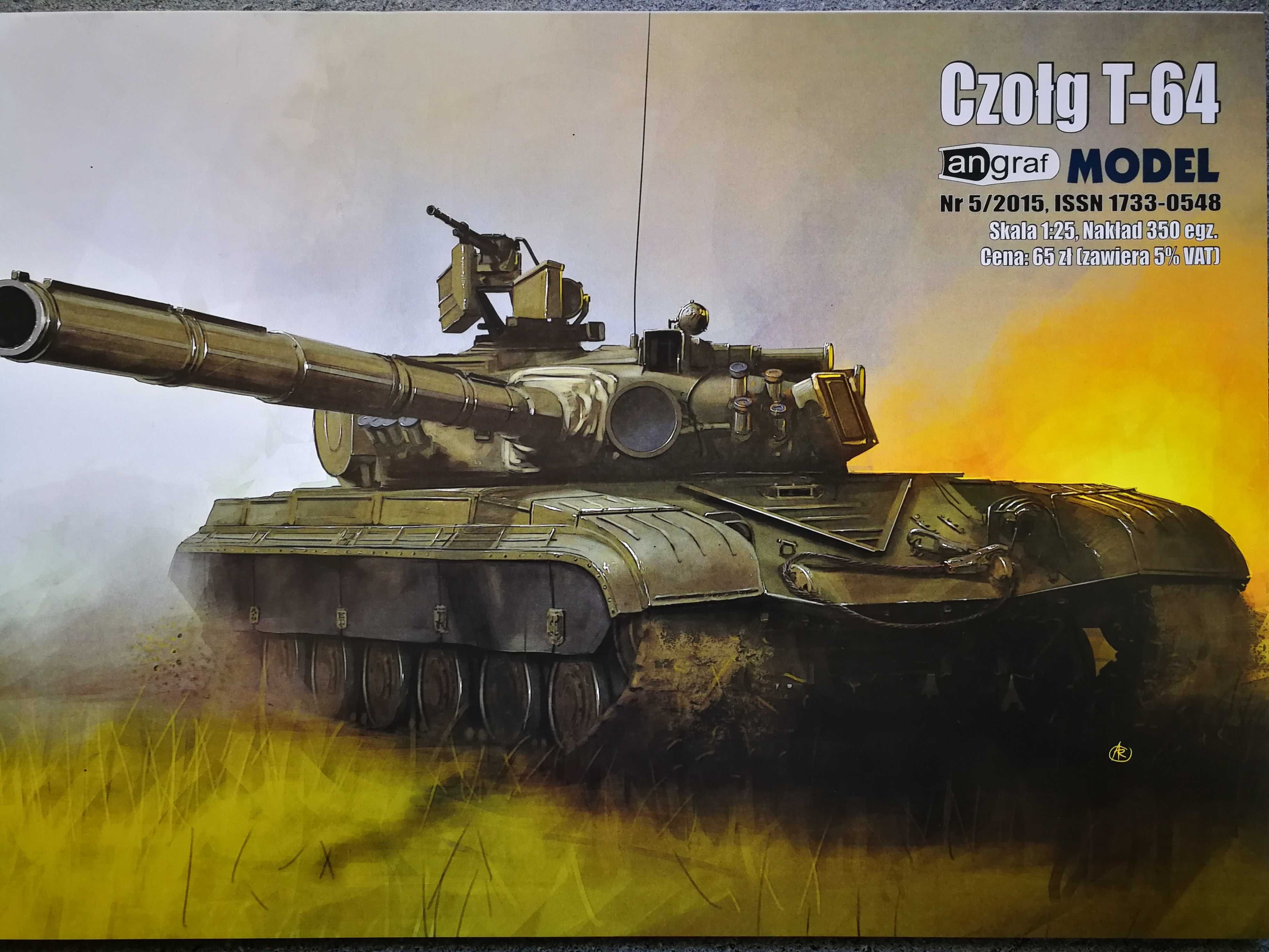 Model kartonowy Angraf 5/2015:   czołg T-64