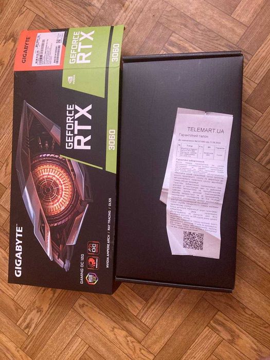 Продам НОВУ! Відеокарту Gigabyte GeForce RTX 3060 (12 Gb)
