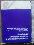Stabilność rynków kapitałów a wzrost gospodarczy