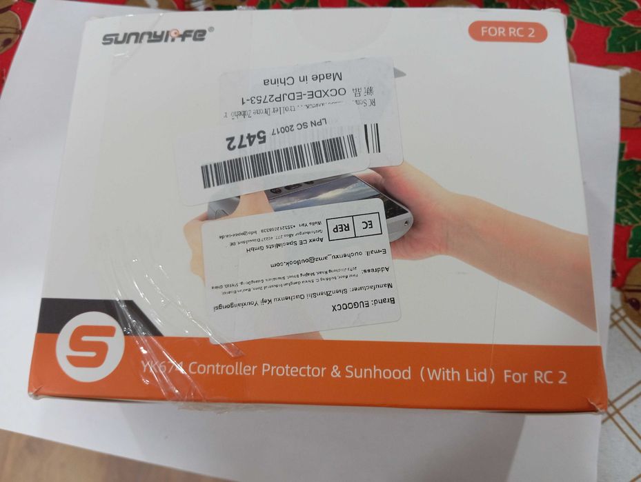 SUNNYLIFE 2 em 1 Protetor e Pára-sol para DJI RC 2 YK674 (novo)