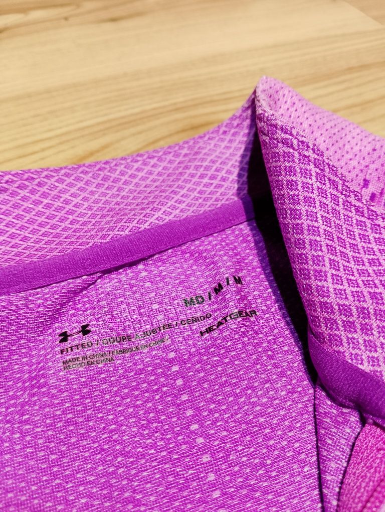 Damski Różowy Pulower Sportowy Under Armour Heatgear Fitted