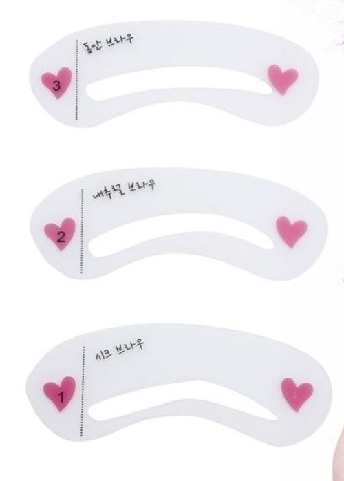 Nowe szablony 30 sztuk do malowania brwi makijaż akcesoria make up