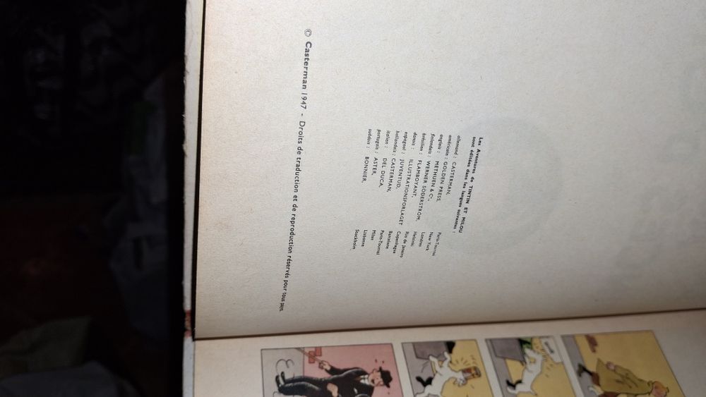 Le Crabe aux princes d'or Tintin Herge Bélgica casterman