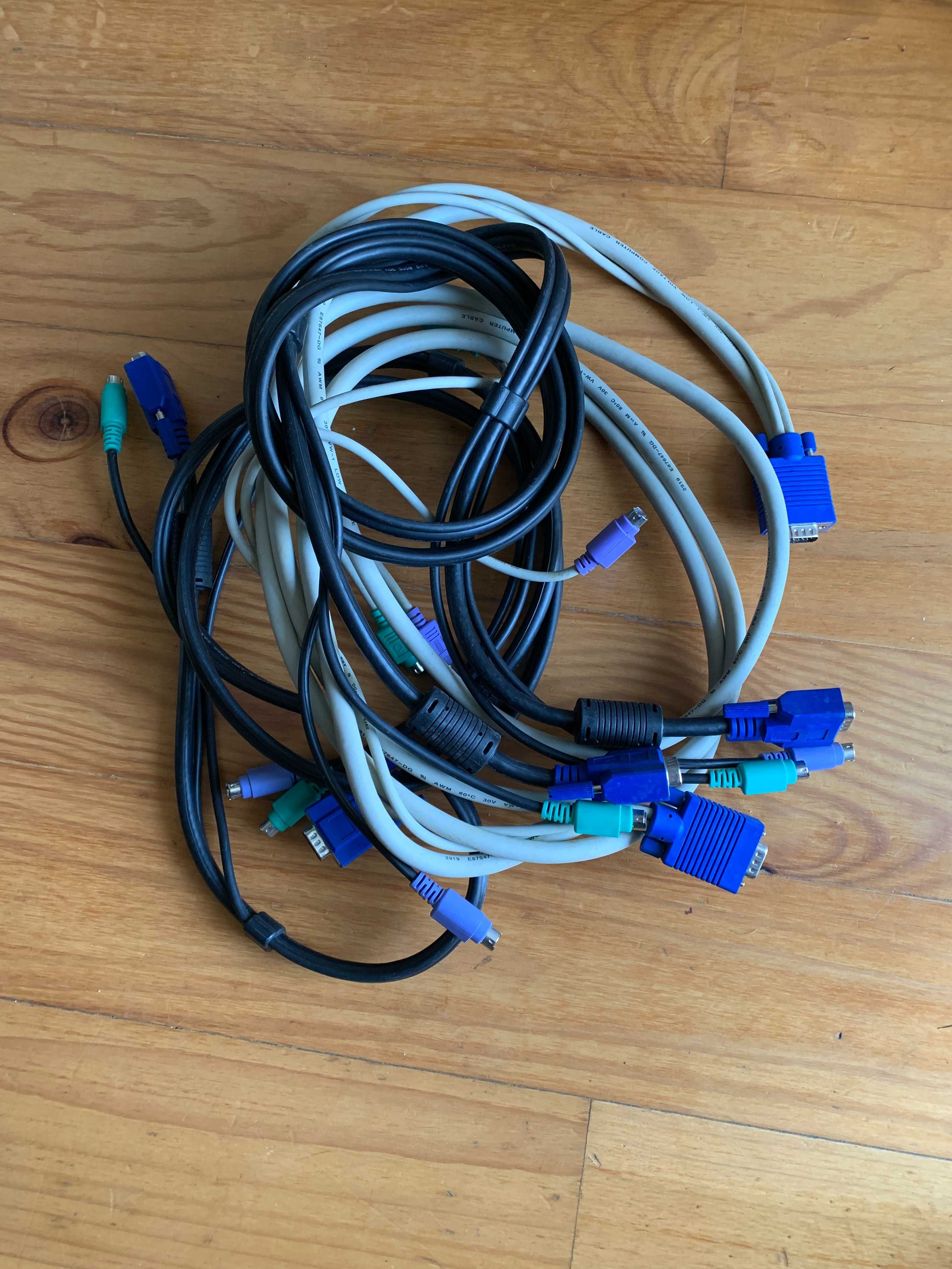 All-in-one Low-voltage KVM cable (VGA+2PS/2)