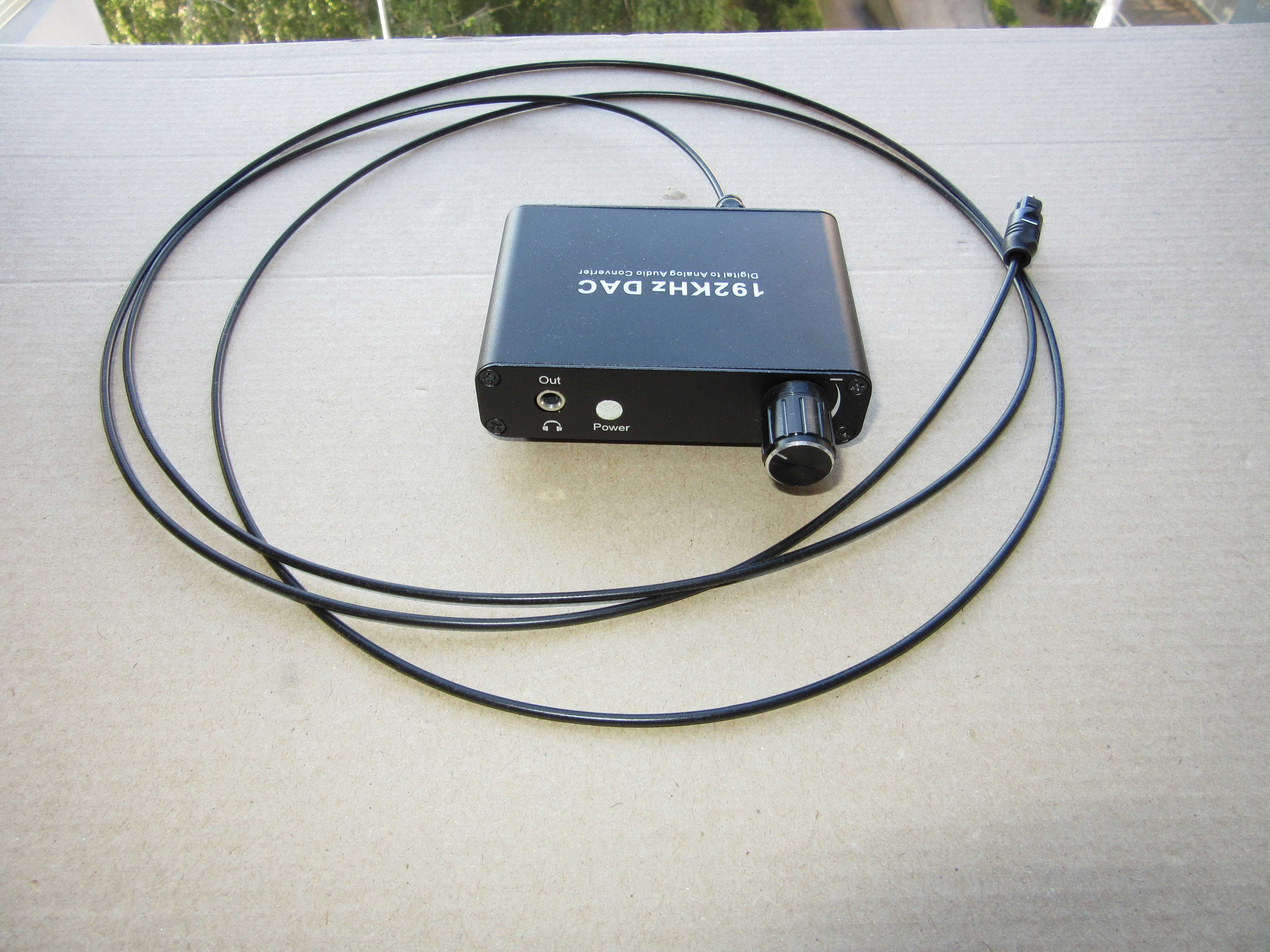 DAC Toslink óptico digital + coaxial  192khz, para analógico stereo