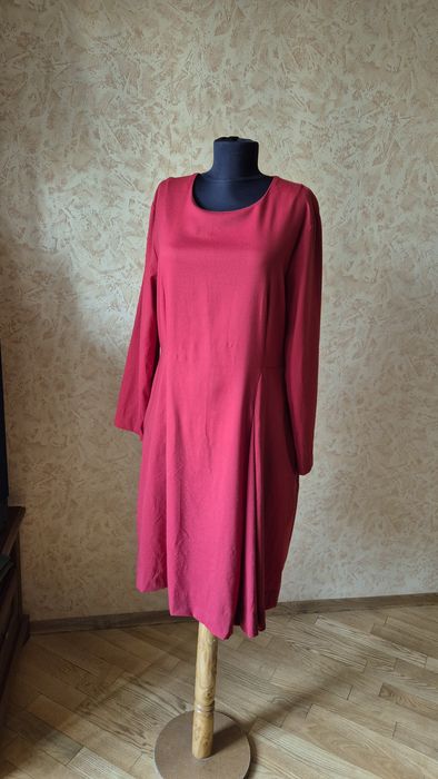 Cos вовняня сукня теракотовий колір міді