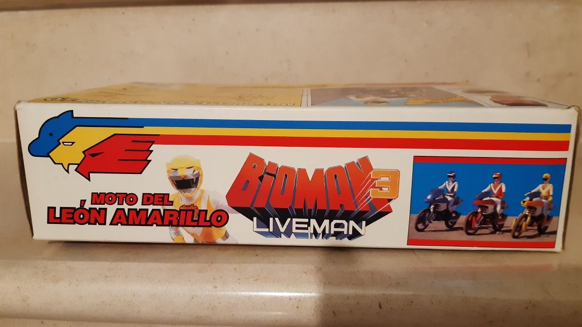 Brinquedo anos 80 Bioman 3 Live Man