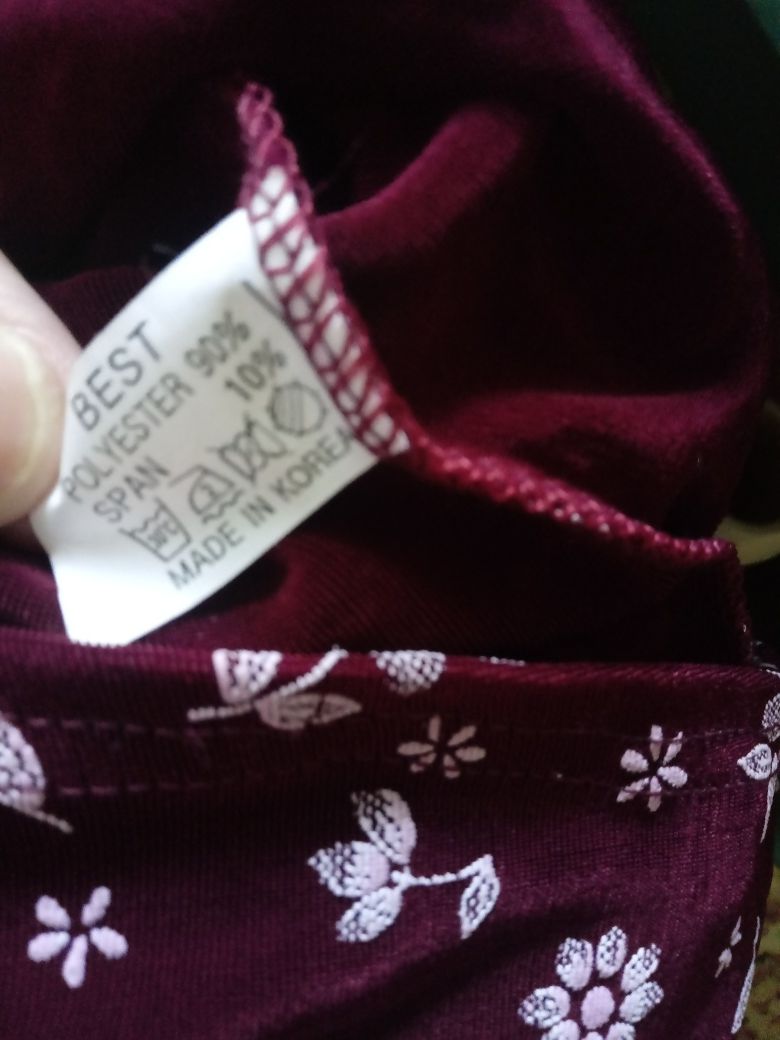 Sukienka w kolorze burgundu; rozmiar S; vintage
