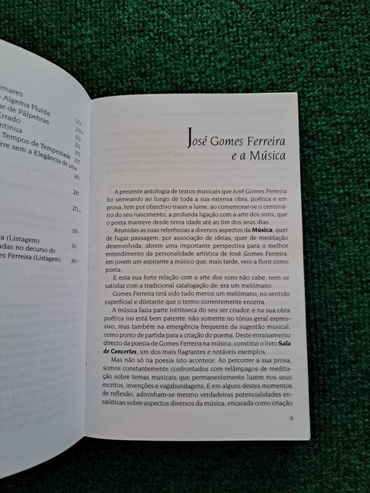 Música - José Gomes Ferreira