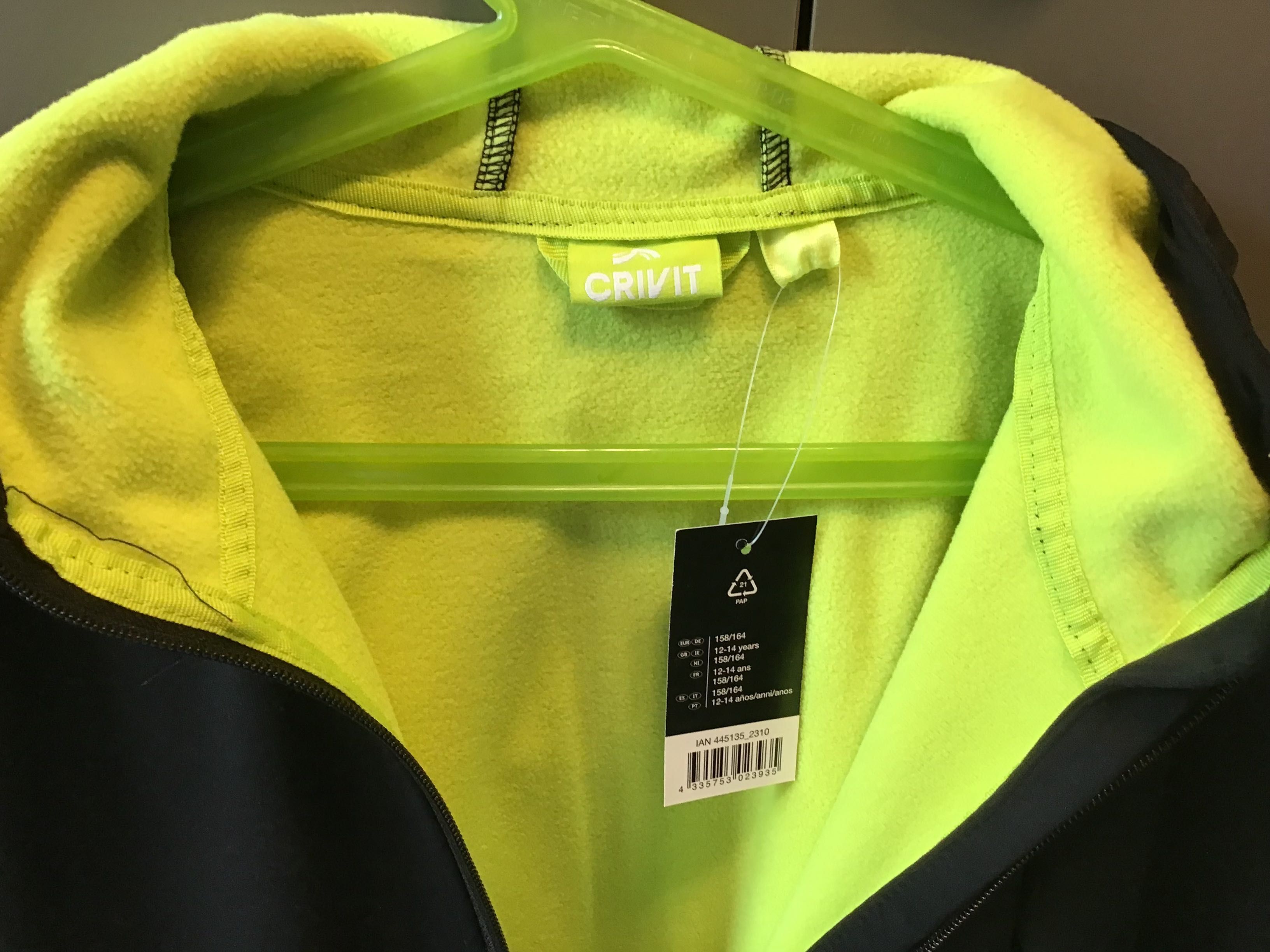 Softshell czarny nowy