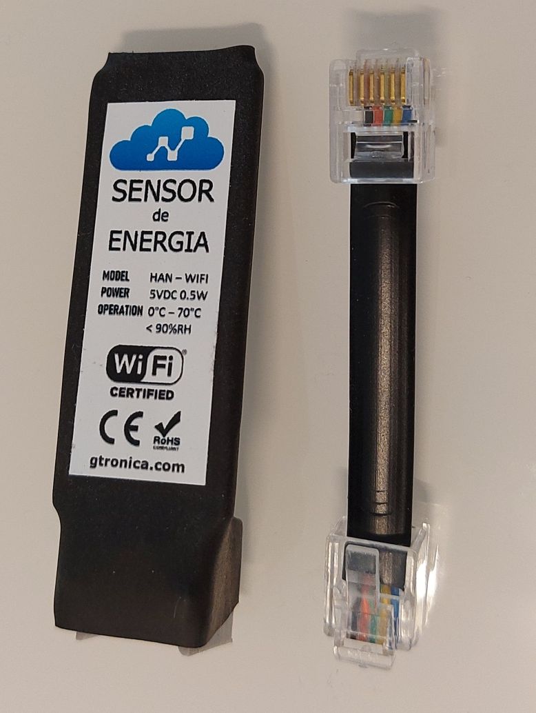 MiniHAN WIFI V2  - Medir consumo e produção electrica Home Assistant