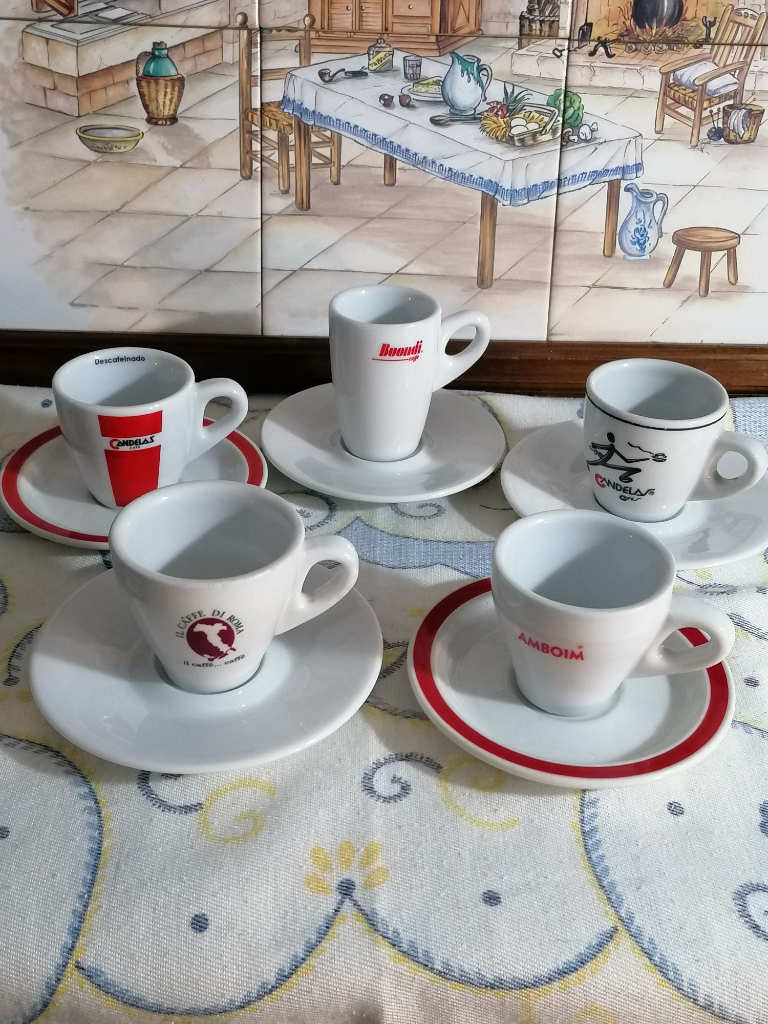 Lote Chávenas cafe Multimarcas 1€Cada