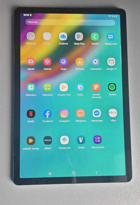 Tablet Samsung Galaxy Tab S5e 64GB LTE srebrny stan idealny