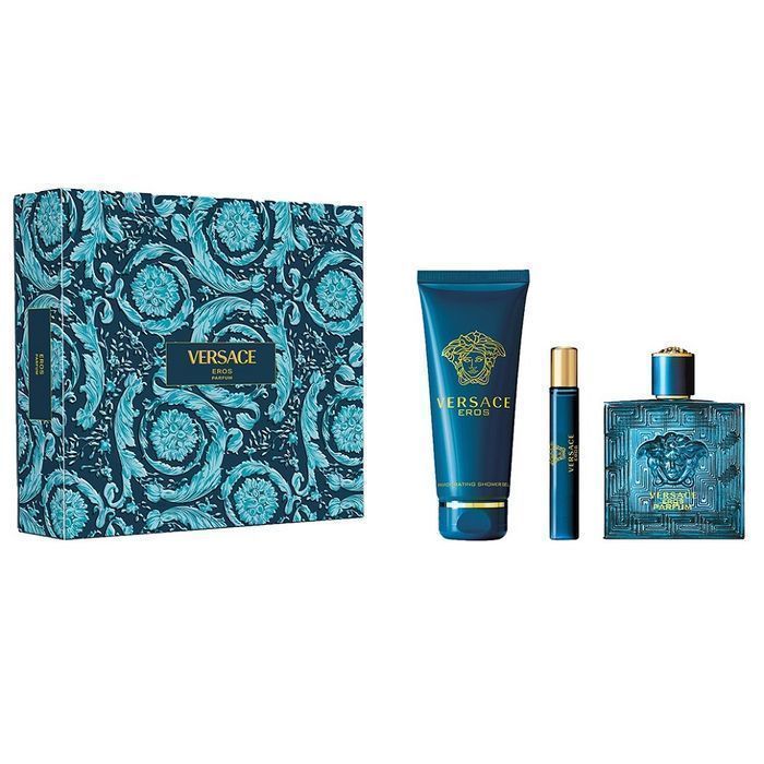 Versace Eros perfumy 100ml + żel pod prysznic 150ml + perfumy 10ml