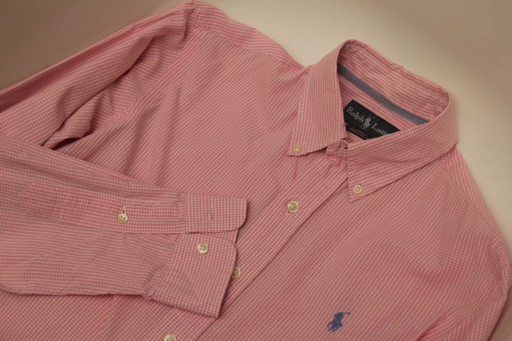 Polo Ralph Lauren S-M рубашка из хлопка 2-ply