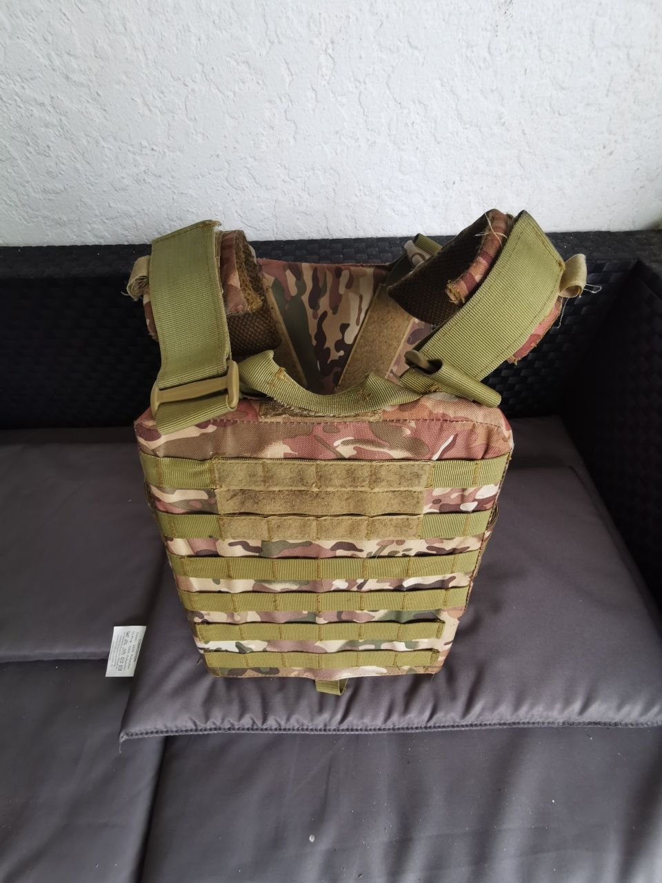 Colete airsoft com algum uso