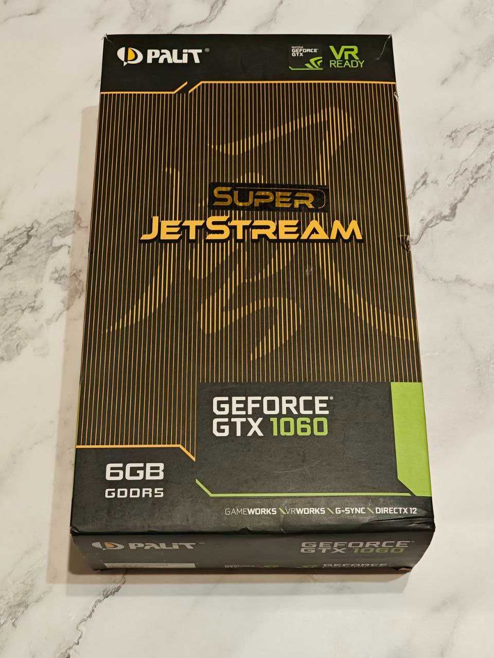 Вbдеокарта Palit JetStream GeForce Gtx 1060 6GB SUPER