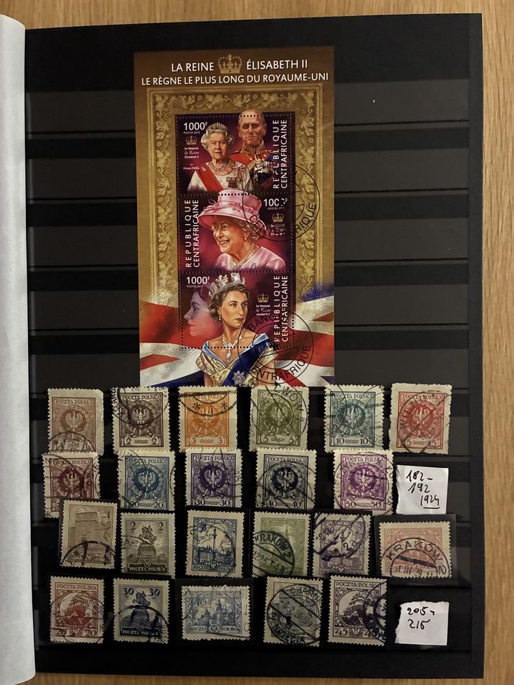Znaczki stemplowane 1924 do 1959