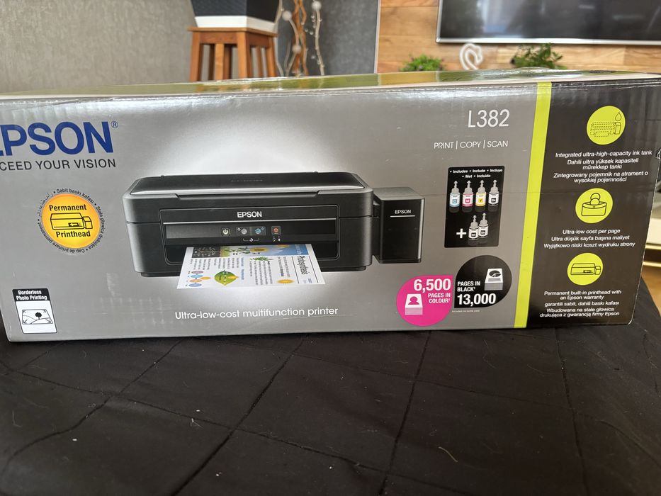 МФУ Epson L382(C11CF43402) + кабель