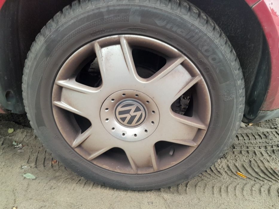 Oryginalne koła alu 205/55/16 5X100 VW opony wielosezon bdb