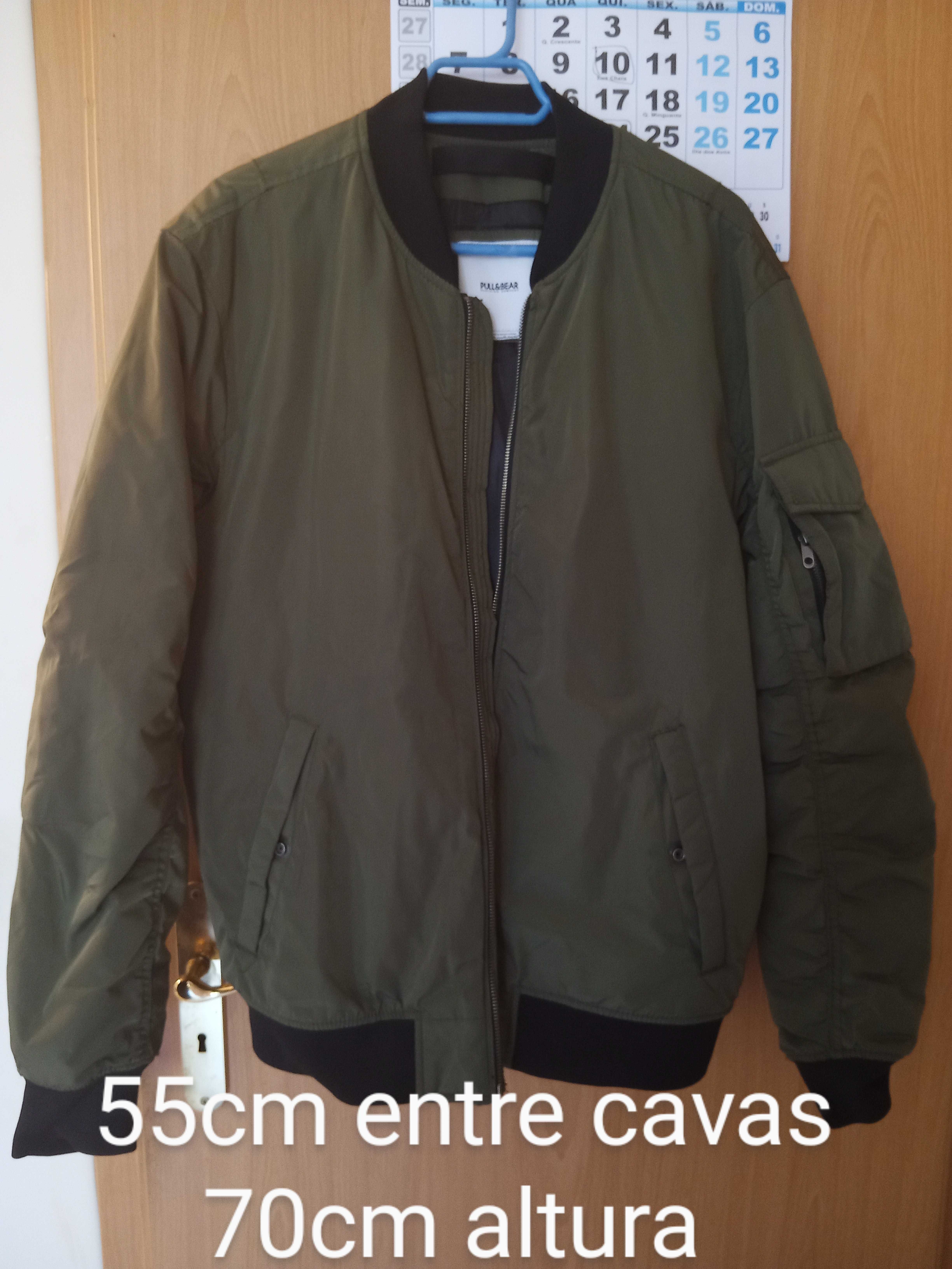 Blusão homem, XL verde.