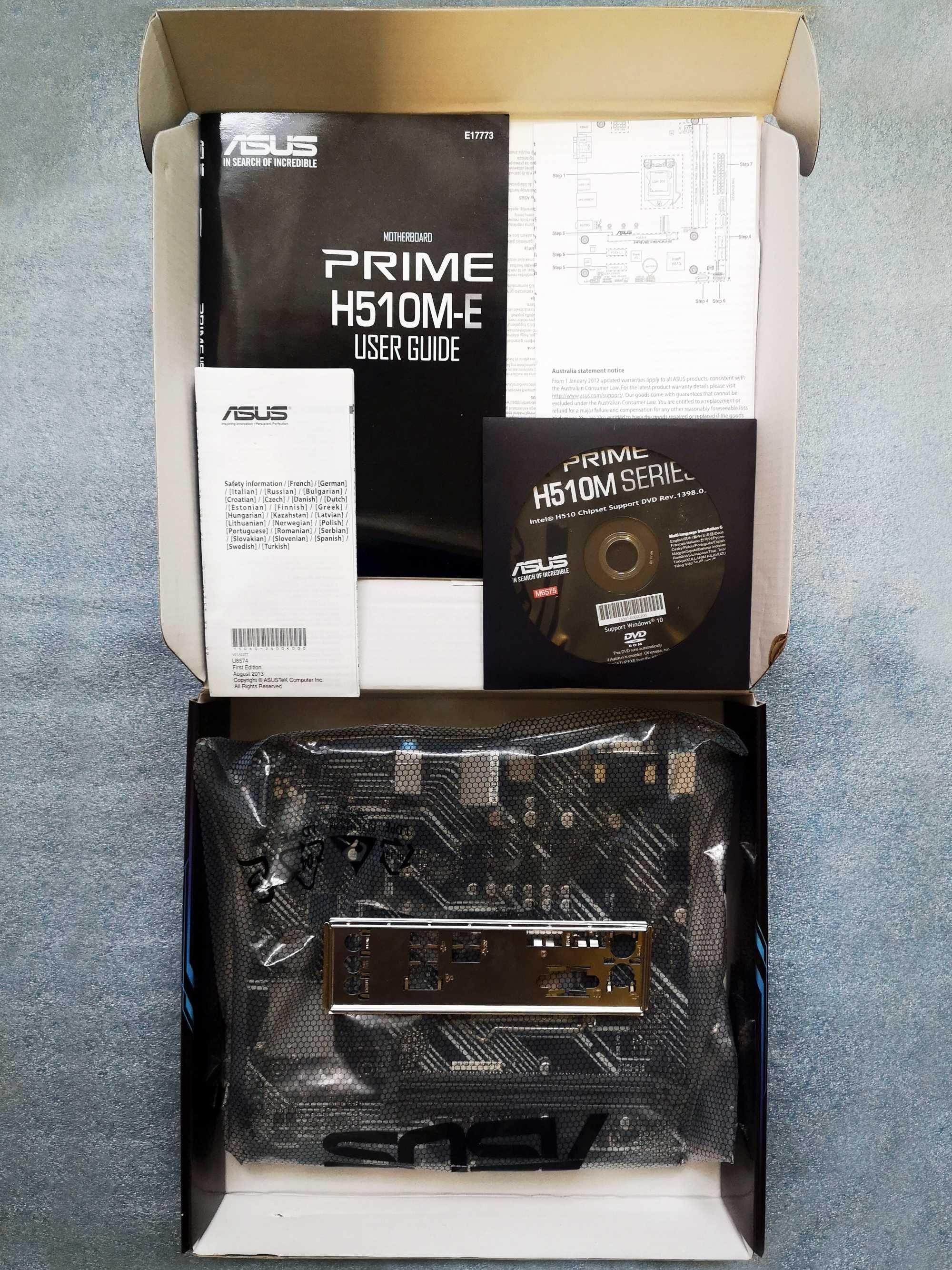 Материнська плата Socket 1200  Asus Prime H510M-E