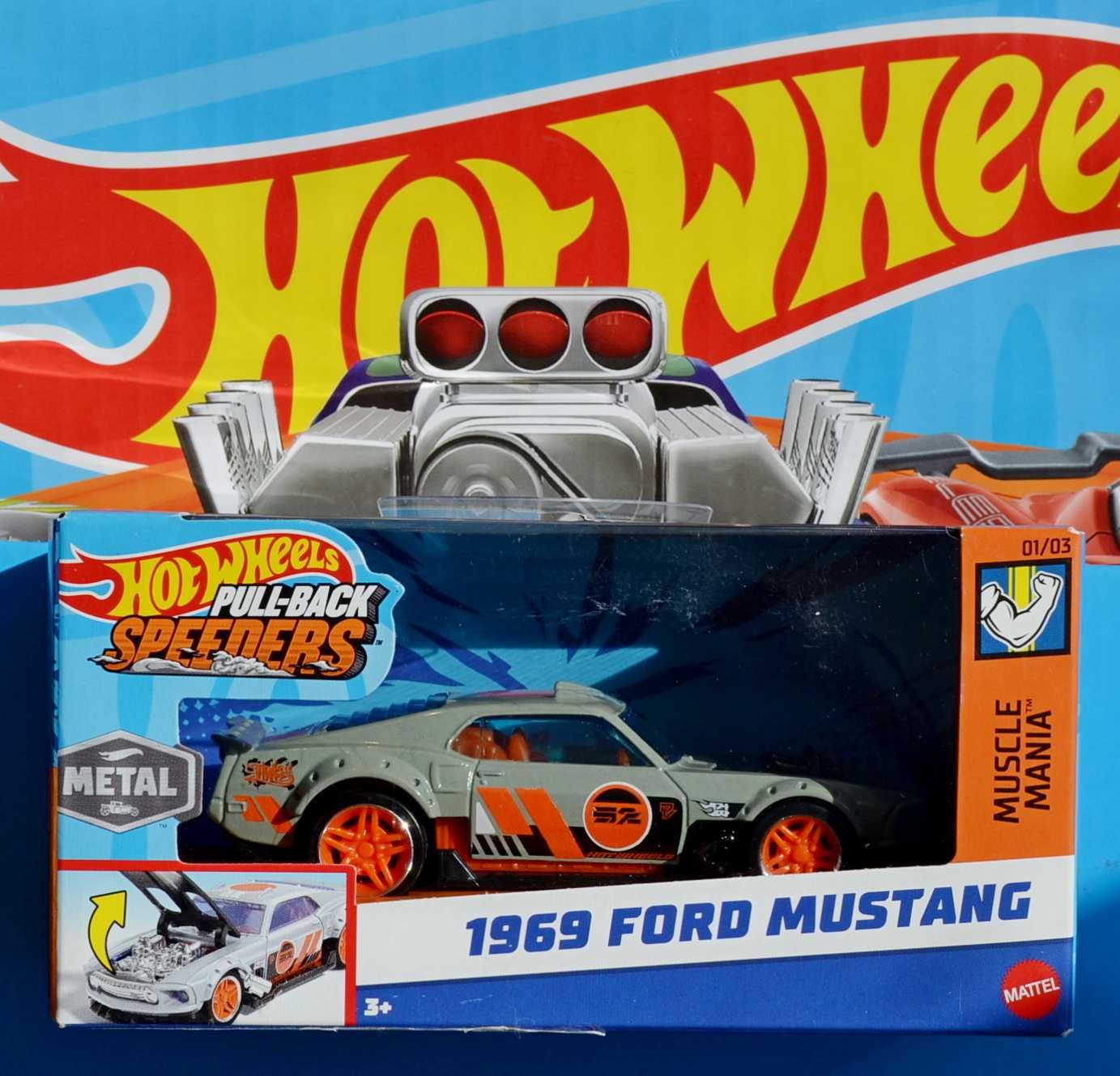 Машинка Hot Wheels 10 см 1:43 Metal Camaro Porsche металева pull back