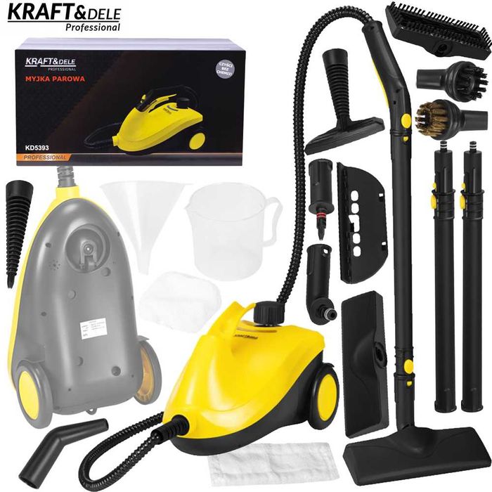 KRAFT&DELE Myjka Parowa 2500w 2l Parownica Czyścik Mop KD5393