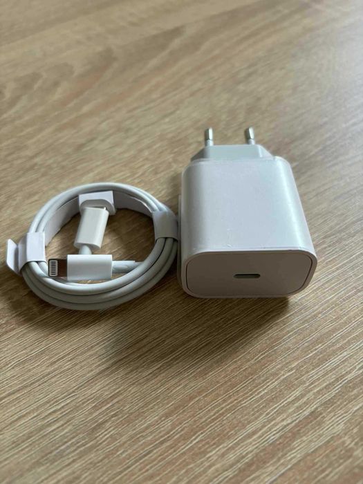 Szybka Ładowarka do Iphone 20W + kabel Lightning 1 metr