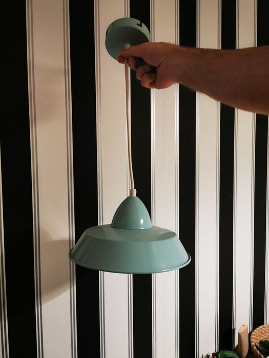 Lampa wisząca miętowa