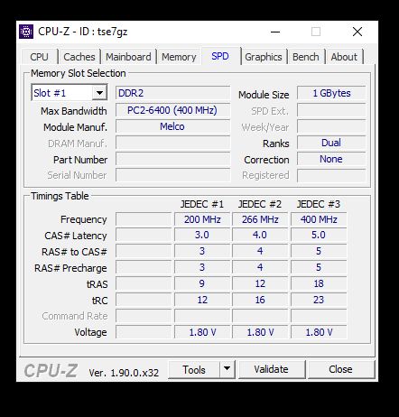 Memórias SDRAM 1GB DDR2