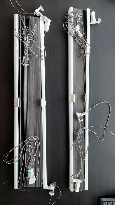 Roleta plisowana szara 67 x 150 cm, stan idealny