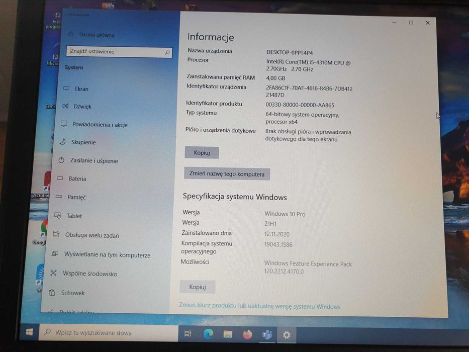 Dell Latitude E6440/4GB/i5-4310M/250GB SSD/Win10