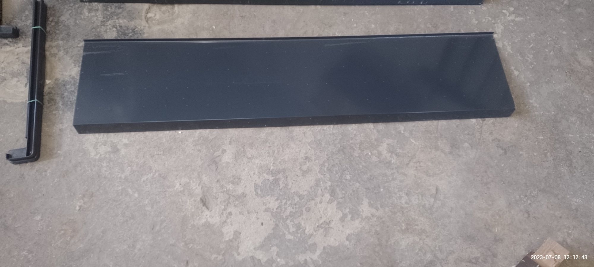 Parapet stalowy- Antracyt 23x108cm