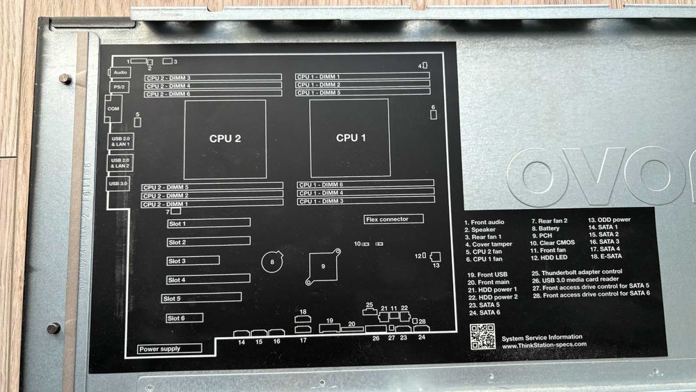 Lenovo P710 |CORE 28/56|128GB RAM|1TB SSD|Win11|RENDER|3D MAX|BLENDER