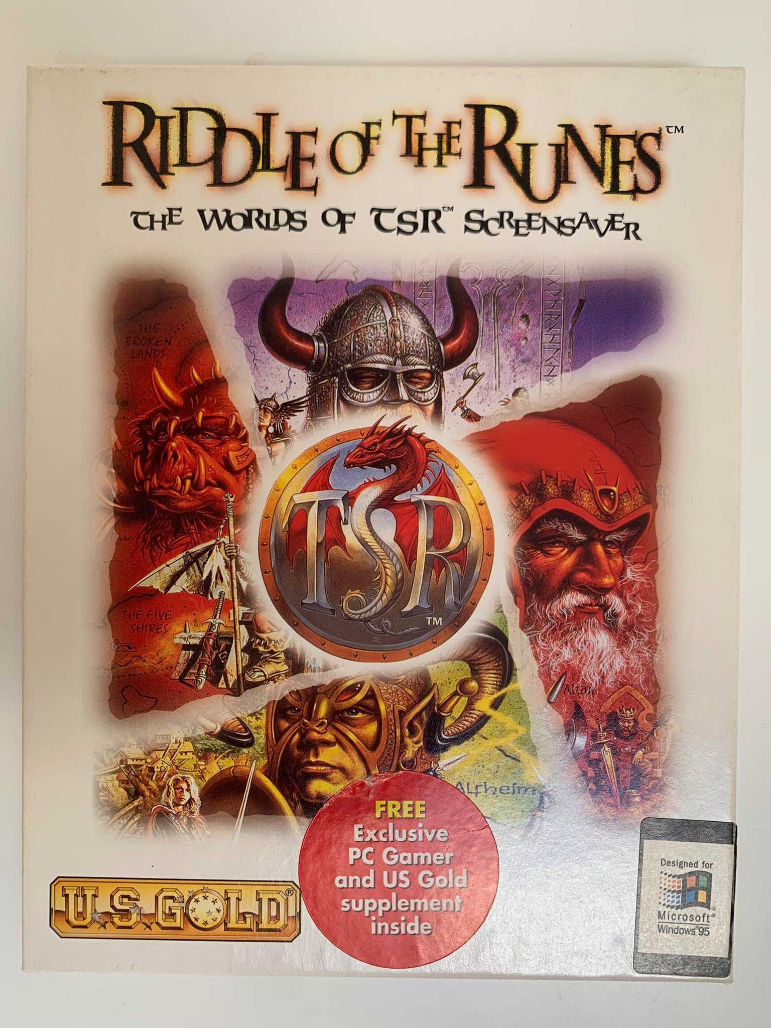 Advanced Dungeons & Dragons: Ridle of the Runes. TSR Screensaver, 1995