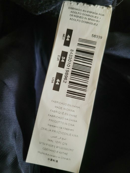 Розкішне вовняне пальто Adolfo Dominguez, батал, 54 р-р