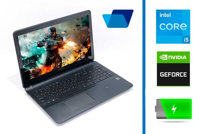 Стильный игровой ноутбук Sony VAIO /Core i5 /Geforce /SSD | Гарантия